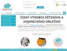 Tablet Screenshot of hippokids.cz